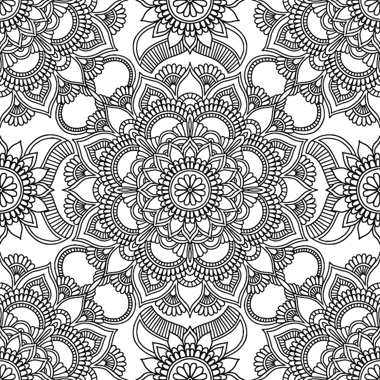 Vektor kaleidoskop-muster