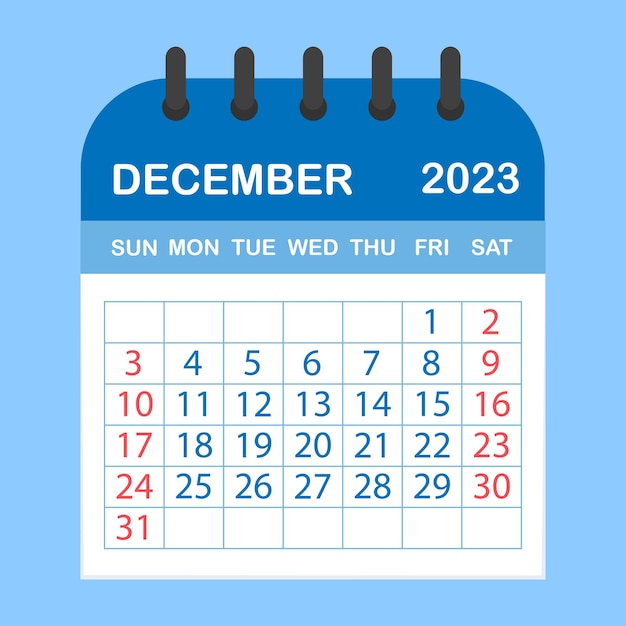 Kalender 2023 dezember