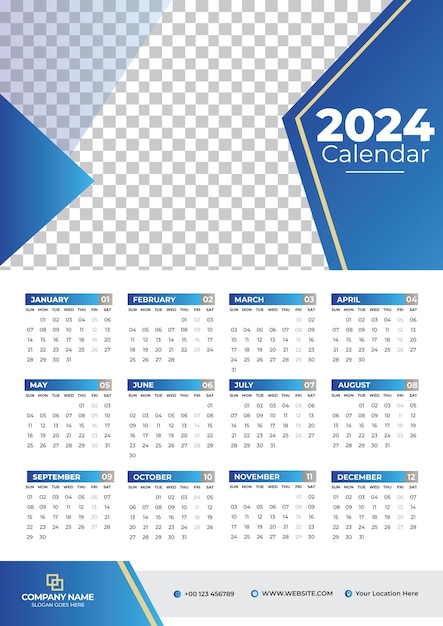 Kalender 2024 Vorlage