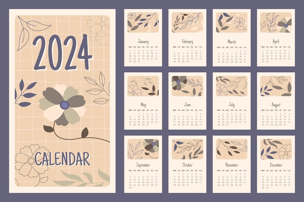 Kalender für 2024