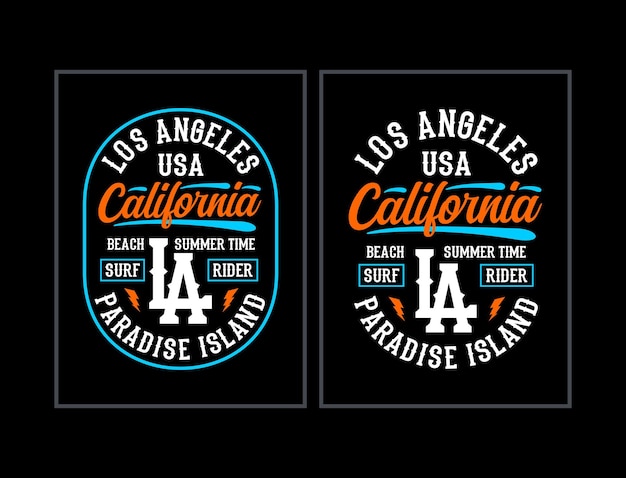 Kalifornisches vintages grafisches typografie-design für t-shirt