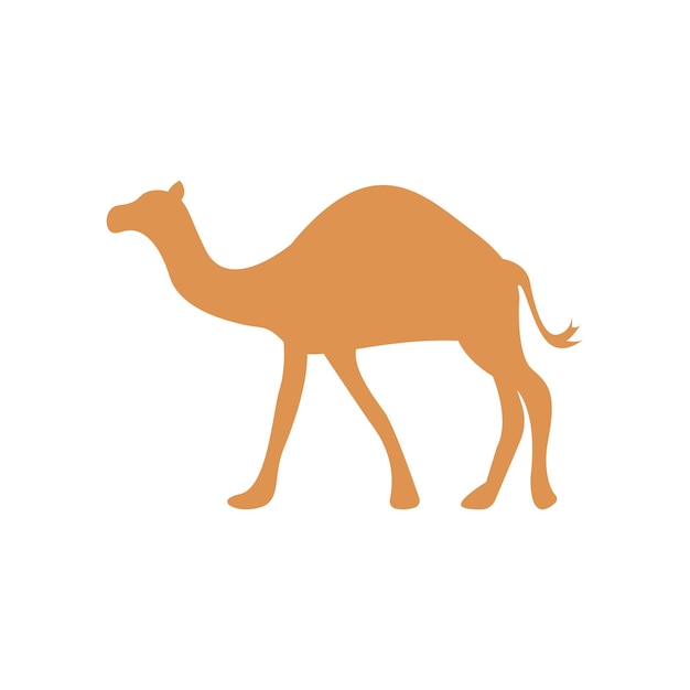 Vektor kamel desertwave marokkanischer ästhetischer aufkleber