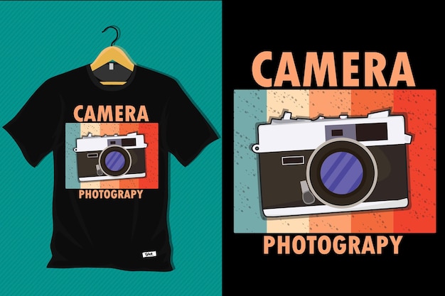 Kamera-fotografie-retro-t-shirt-design