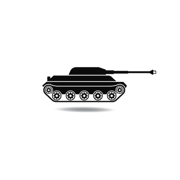 Kampfpanzer symbol logo vektor icon illustration