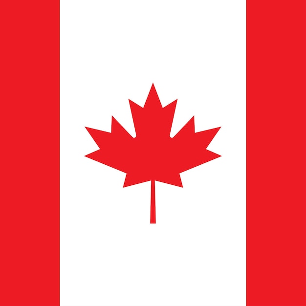Kanada Flaggenvektor