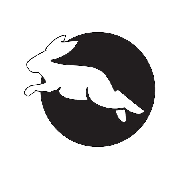 Vektor kaninchen-vektor-icon-illustrationsdesign