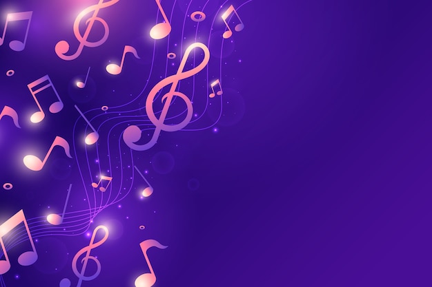 Karaoke-Hintergrund mit Farbverlauf