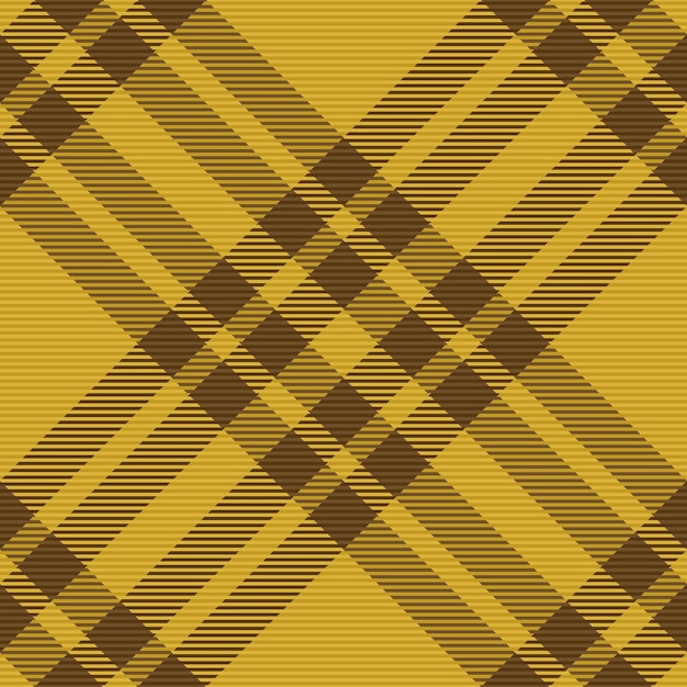 Karierter Tartan-Hintergrund Stoff-Vektormuster Nahtloses Textur-Check-Textil