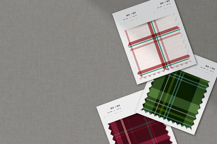 Vektor kariertes nahtloses muster stoffmuster musterdesign element vektorset