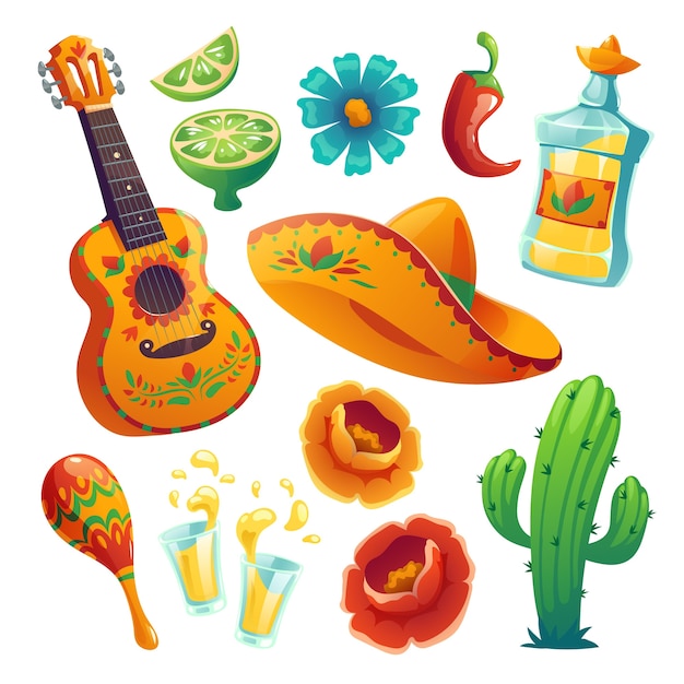 Karikatur cinco de mayo illustration