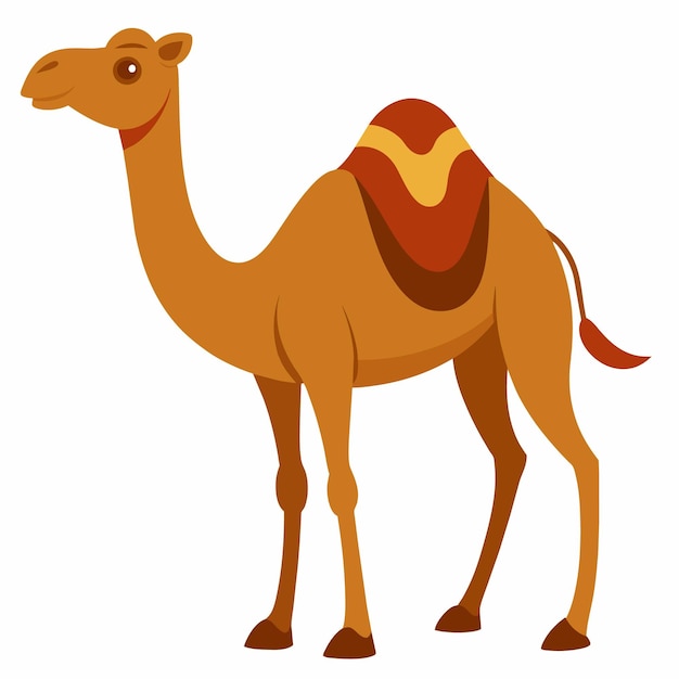 Vektor karikatur-vektorillustration für kamele