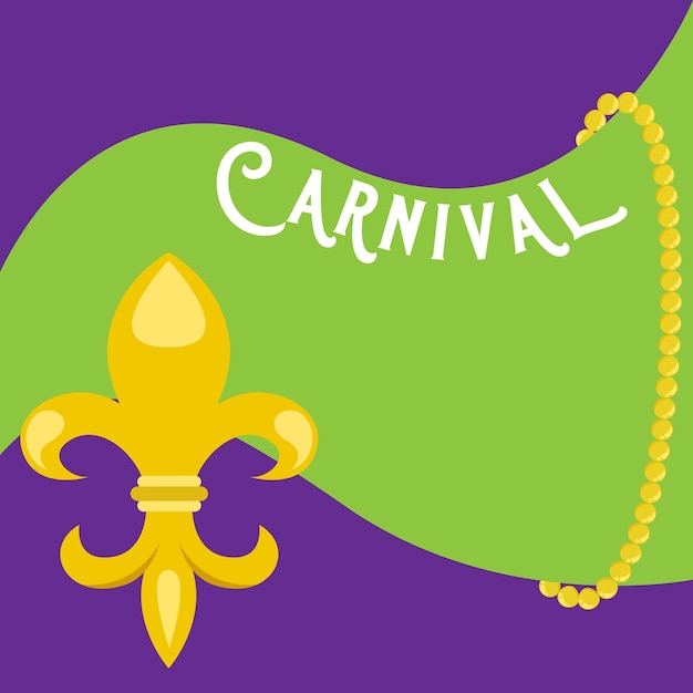 Karneval mardi gras vektor illustration hintergrundgrafik