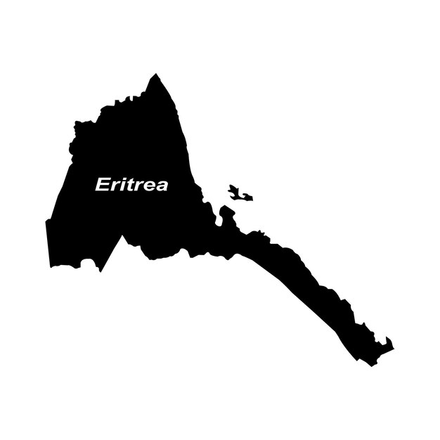 Karte der Region Eritrea