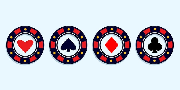 Kartenanzug-casino-chips-illustration