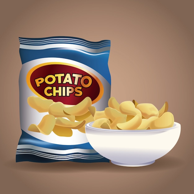 Kartoffelchips Snacks