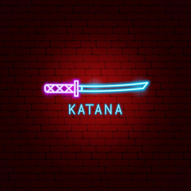 Katana-Neon-Label
