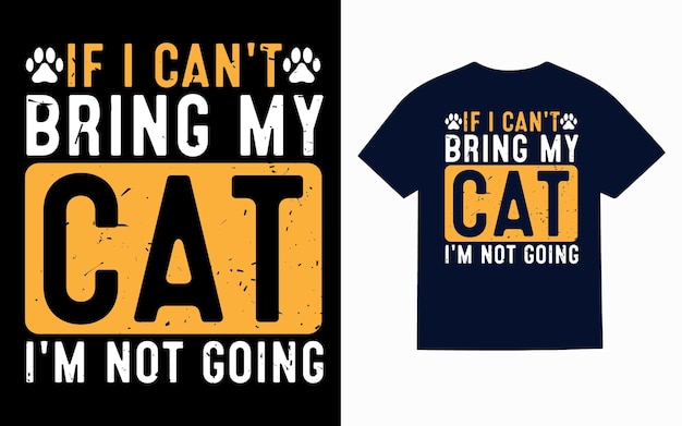 Katze-T-Shirt-Design