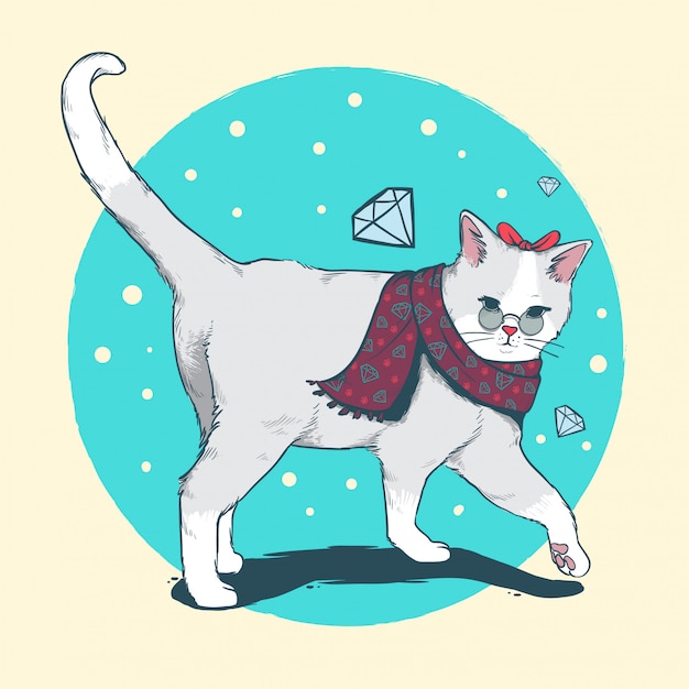 Katze winter