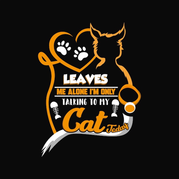 Katzen-t-shirt-design