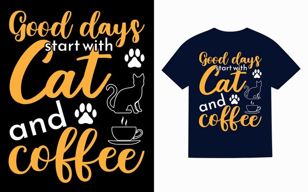 Katzen-T-Shirt-Design