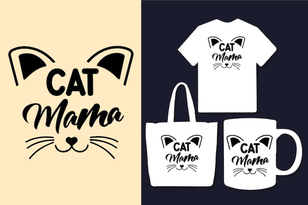 Katzenmama typografie zitiert design