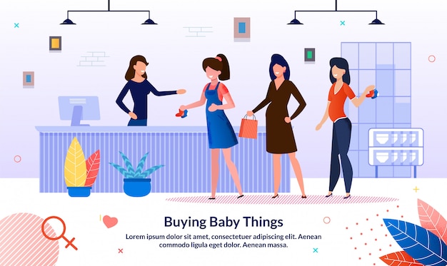 Kauf von Babysachen während der Schwangerschaft