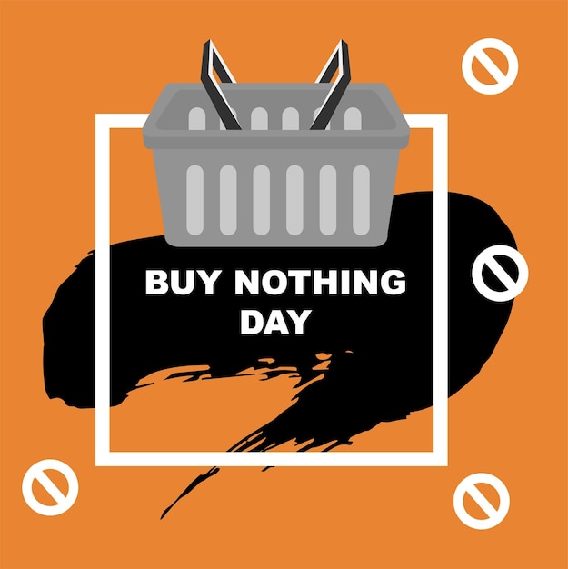 Kaufen sie nothing day banner satz von flachen hintergründen für social-media-geschichten-banner-einladungskarte