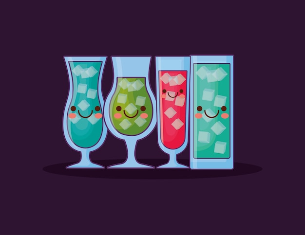 Kawaii cocktails getränke