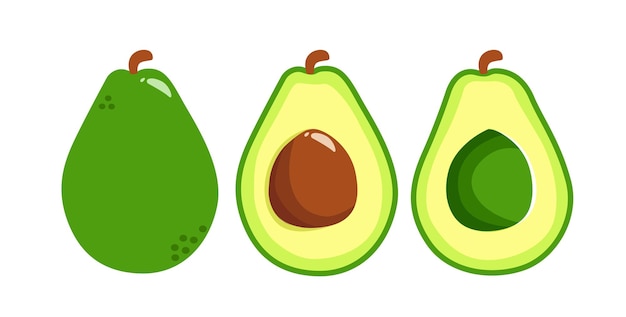 Kawaii süße avocado