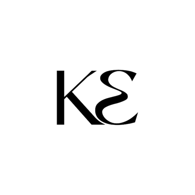 KE-Monogramm-Logo-Design, Buchstabe, Text, Name, Symbol, einfarbig, Logo, Alphabet, Zeichen, einfaches Logo
