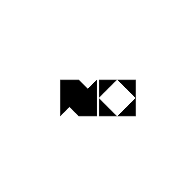 KEIN Monogramm-Logo-Design, Buchstabe, Text, Name, Symbol, einfarbig, Logo, Alphabet, Zeichen, einfaches Logo