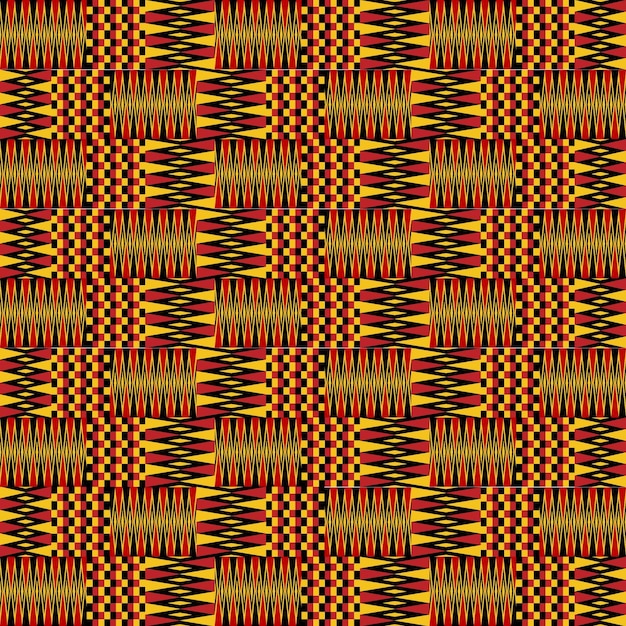 Kente nahtloses digitales Papier und Muster