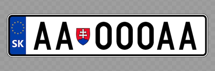 Vektor kfz-kennzeichen