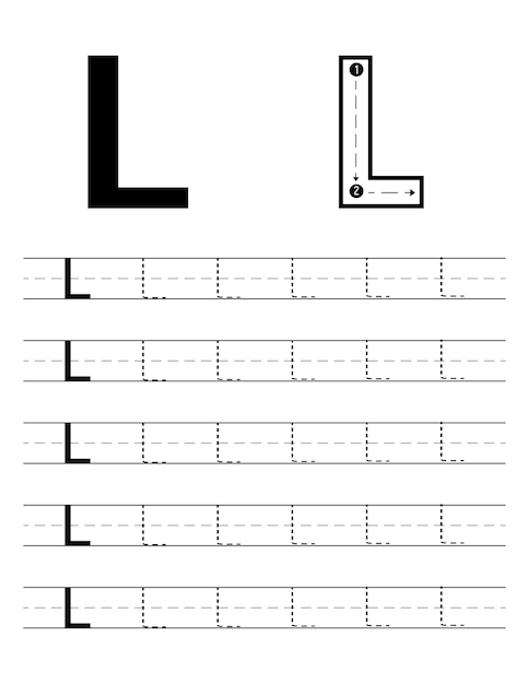 Kinder-vorschul-alphabet-nachverfolgung, buchstaben, die alphabet-arbeitsblätter nachverfolgen