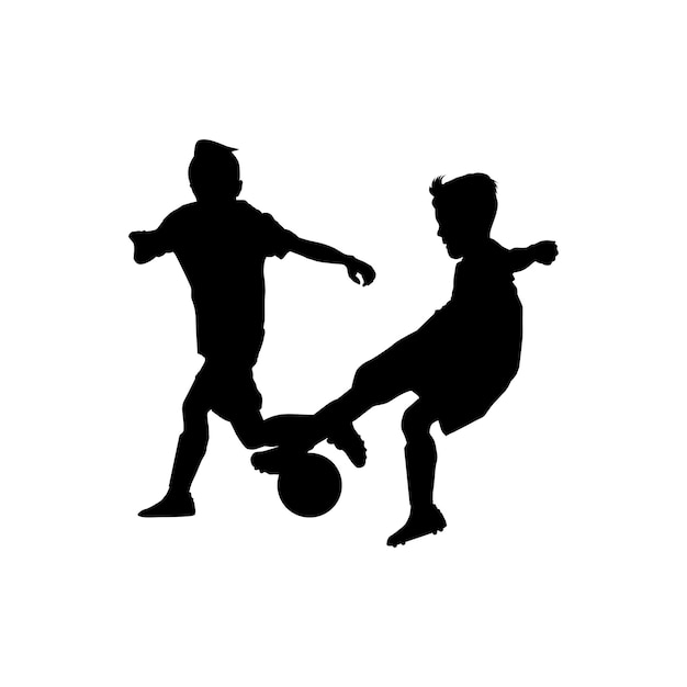 Vektor kinderjungenfußball