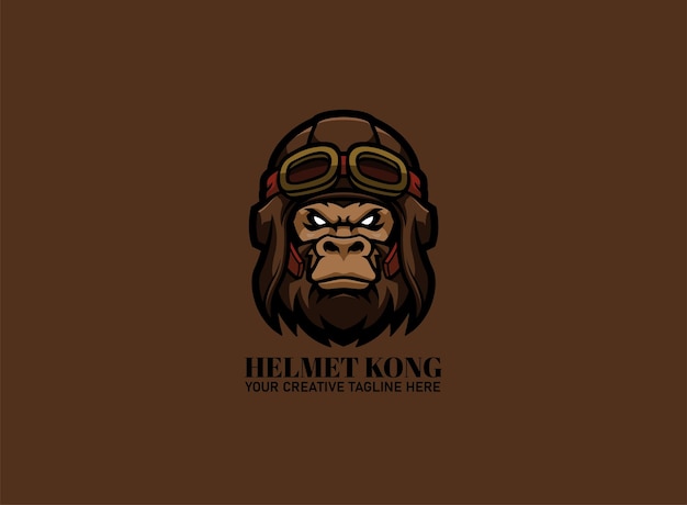 King kong wear flugzeughelm-logo