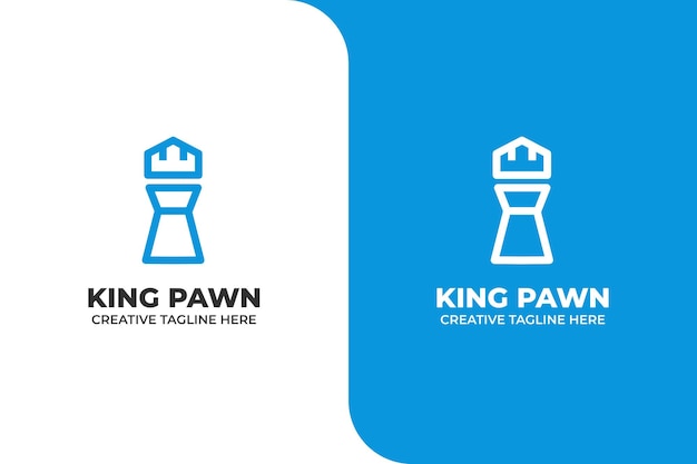 King pawn brust sport play logo