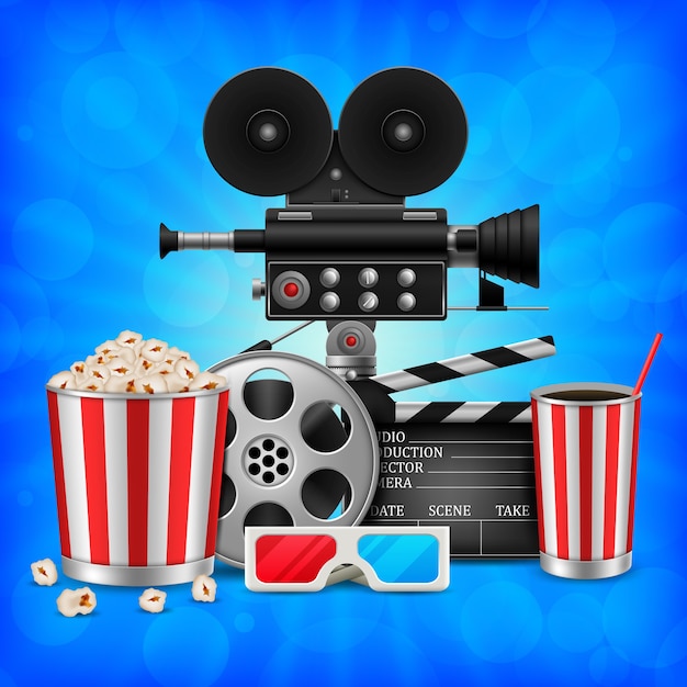 Kino-Elemente-Illustration