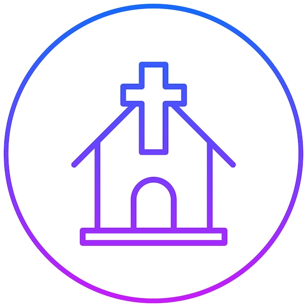 Vektor kirche vector illustration