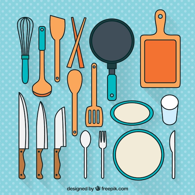 Kitchen utensils set