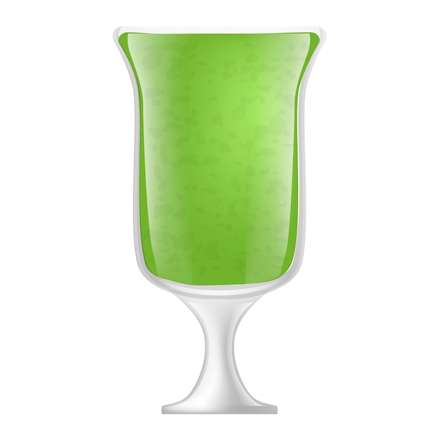 Vektor kiwi-smoothie-symbol realistische darstellung des kiwi-smoothie-vektorsymbols für webdesign isoliert auf weißem hintergrund