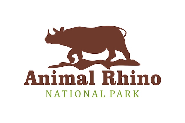 Klares rhino-logo-design