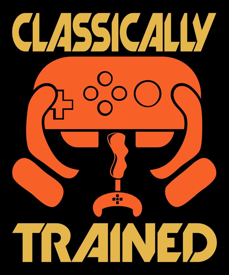 Vektor klassisch ausgebildetes t-shirt-design, videospiel-shirt, shirts für gamer, lustiges gaming-shirt