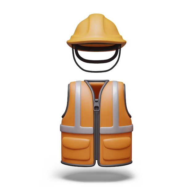 Kleidung für die sichere Arbeit von Bauarbeiter, Straßenarbeiter, Reparaturarbeiter, Rettungsarbeiter