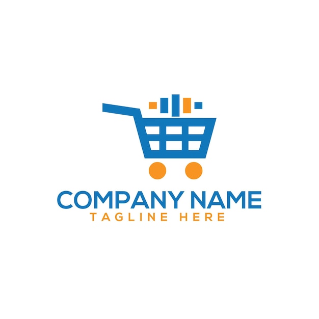 Klicken Sie auf die Designvorlage „Shop-Logo-Symbol für Online-Shop-Logo“.