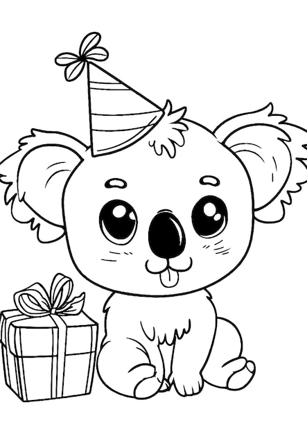 Koala-Malungsblatt Koala-Linienkunst Koala-malungsblatt