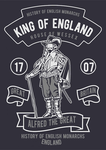 König von england plakat