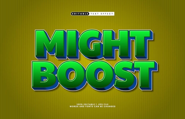 könnte den bearbeitbaren Text-Effekt mit einem Held und einem Spiel-Text-Stil verstärken
