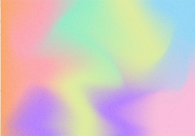 Körniger, bunter holografischer hintergrund mit farbverlauf