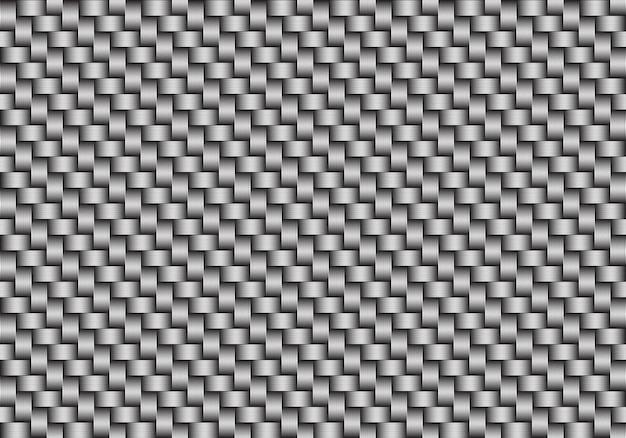 Kohlenstoffschwarz und grau abstrakter Hintergrund moderner metallischer Look nahtloses Muster Vektorillustration
